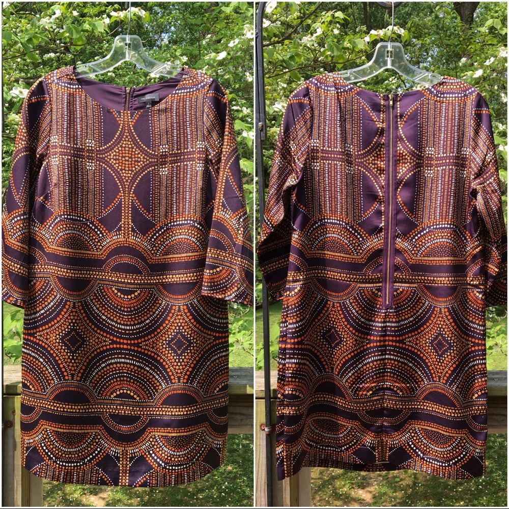 Shift Dress Geo Pattern by The Limited